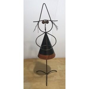 Country Originals Colombia Halloween Fall Metal Witch Art‎ Decoration 21" Tall